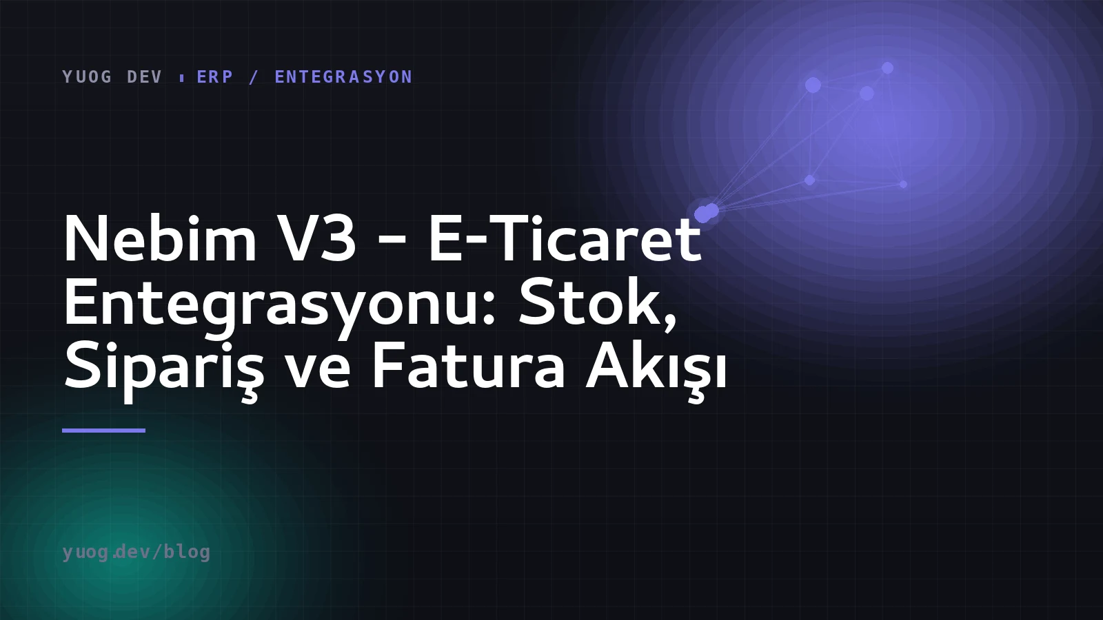 Nebim V3 e-ticaret entegrasyonu kapak görseli
